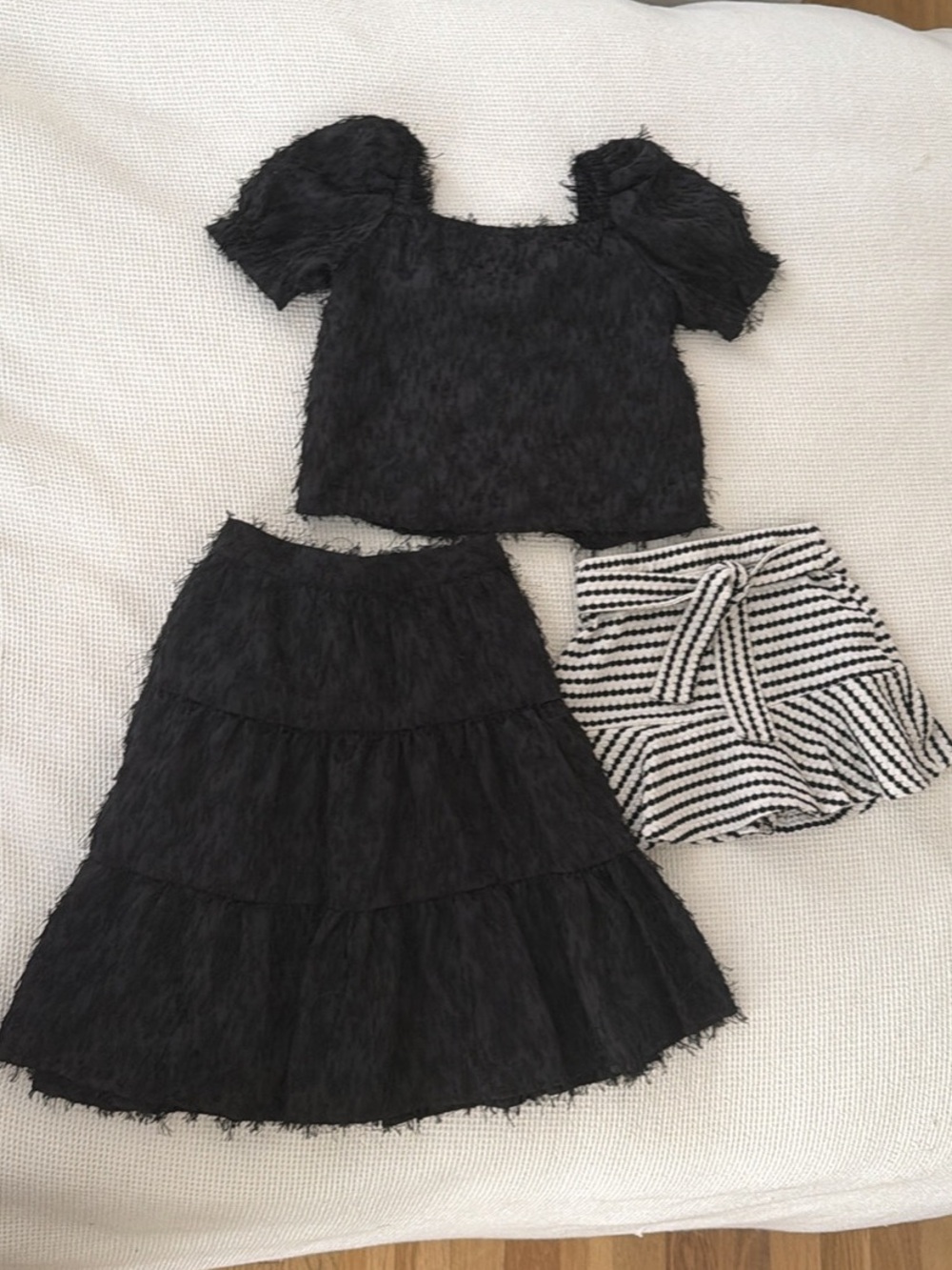 ZARA GIRLS Matching Skirt Set Size 6 and Skort size 7